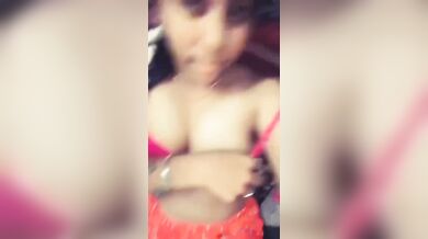 Cute 22 years old college girl flaunting virgin boobs