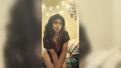Hairy pussy Tamil girlfriend riding dick of boyfriend
