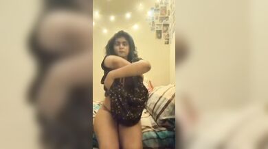 Hairy pussy Tamil girlfriend riding dick of boyfriend