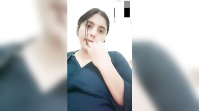 Plump boobs showing Bangladeshi girlfriend on video call