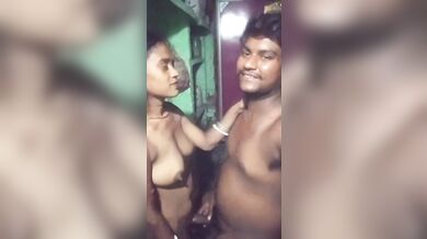 Long nipples village bhabhi standing sex with devar