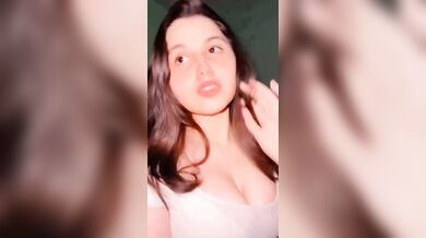 Humping on a pillow by sexy GF and viral role-play sex