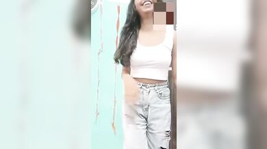Indian girl untouched boobs showing to boyfriend