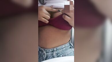 Indian girl untouched boobs showing to boyfriend