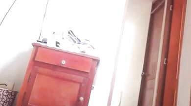 Tight ass sister walking naked into the bathroom