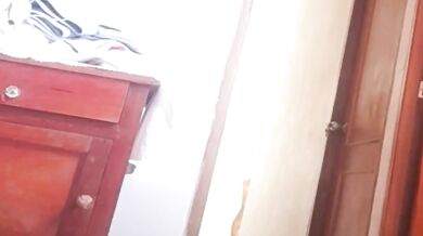 Tight ass sister walking naked into the bathroom
