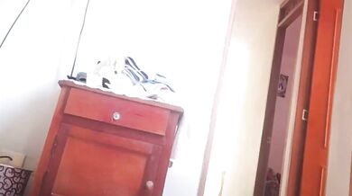 Tight ass sister walking naked into the bathroom
