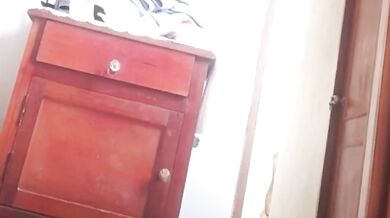 Tight ass sister walking naked into the bathroom
