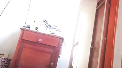 Tight ass sister walking naked into the bathroom