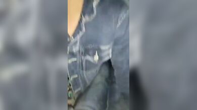 Cute girl receiving cum shot with erotic talking