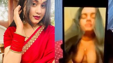 Gorgeous Bengali MILF riding dick viral sex scandal