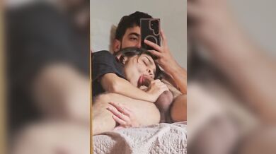 Indian viral girlfriend sucking boyfriend dick and fingering