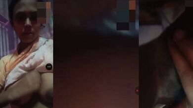 Bangladeshi village bhabhi naked video call with pink pussy