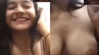 Shy college girl on whatsapp goes nude for her boyfriend