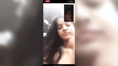 Shy college girl on whatsapp goes nude for her boyfriend