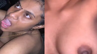 Small boobs Telugu wife blowjob and viral fucking