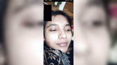 Cute Bengali girlfriend boob showing on viral video call