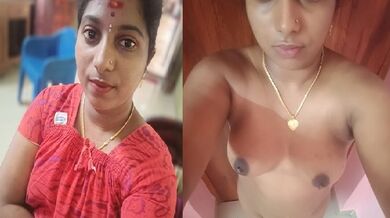 Homely Tamil girl showing perfect nude body shape