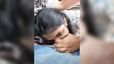 Mallu girlfriend deep blowjob to boyfriend in car viral MMS