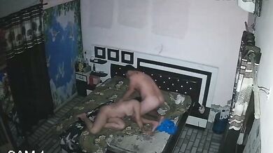 IP cam capture of desi couple bedroom sex viral xxx