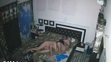 IP cam capture of desi couple bedroom sex viral xxx