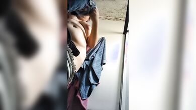 Hairy pussy Punjabi bhabhi after bath nude show