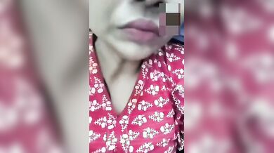 Innocent girl showing boobs and pussy on video call