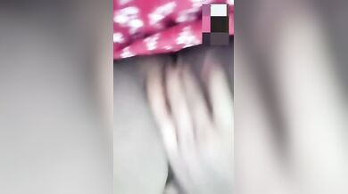 Innocent girl showing boobs and pussy on video call