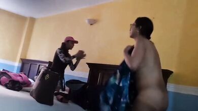 Hairy pussy daughter dress change in front of mom