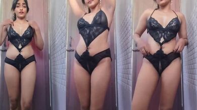 Preethy Mukhundan boobs showing in lingerie Tamil viral MMS