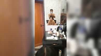 Hanging boobs Bengali wife doggy sex honeymoon in hotel